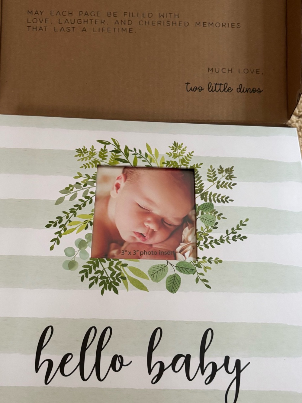 Hello Baby Keepsake Baby Memory Book
